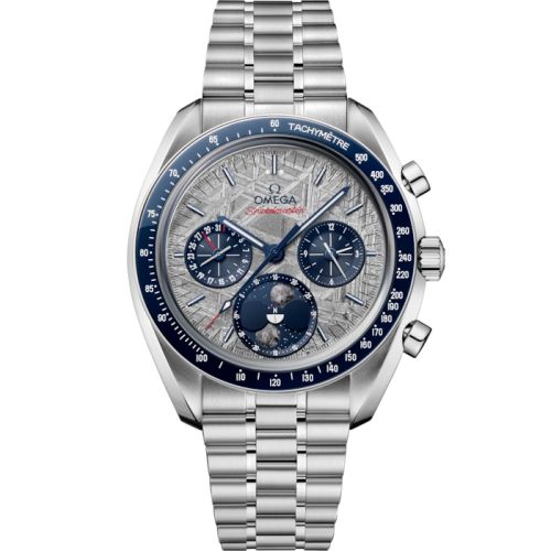 Omega Speedmaster Moonphase Stainless Steel / Silver Meteorite / Bracelet